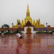 2017 LAOS  Pha That Luang Stupa 2
